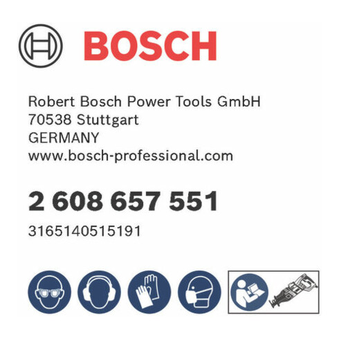 Bosch reciprozaagblad S 922 EF, Flexibel for Metal