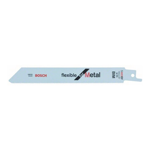 Bosch reciprozaagblad S 922 EF, Flexibel for Metal