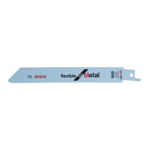 Bosch reciprozaagblad S 922 EF, Flexibel for Metal