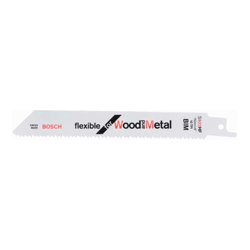 Bosch reciprozaagblad S 922 HF, Flexible for Wood and Metal