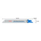 Bosch reciprozaagblad S 925 VF, Heavy for Metal