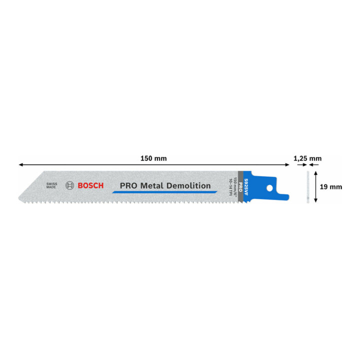 Bosch reciprozaagblad S 925 VF, Heavy for Metal