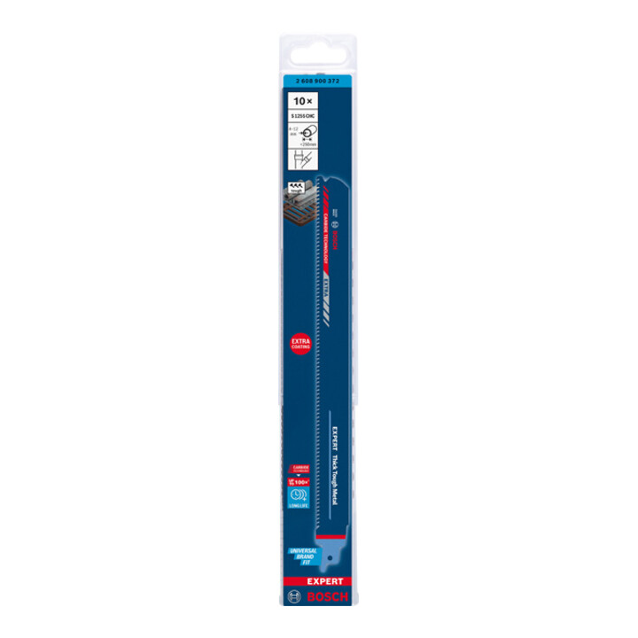 BOSCH Reciprozaagbladen, set, Omschrijving: 1255CHC-E