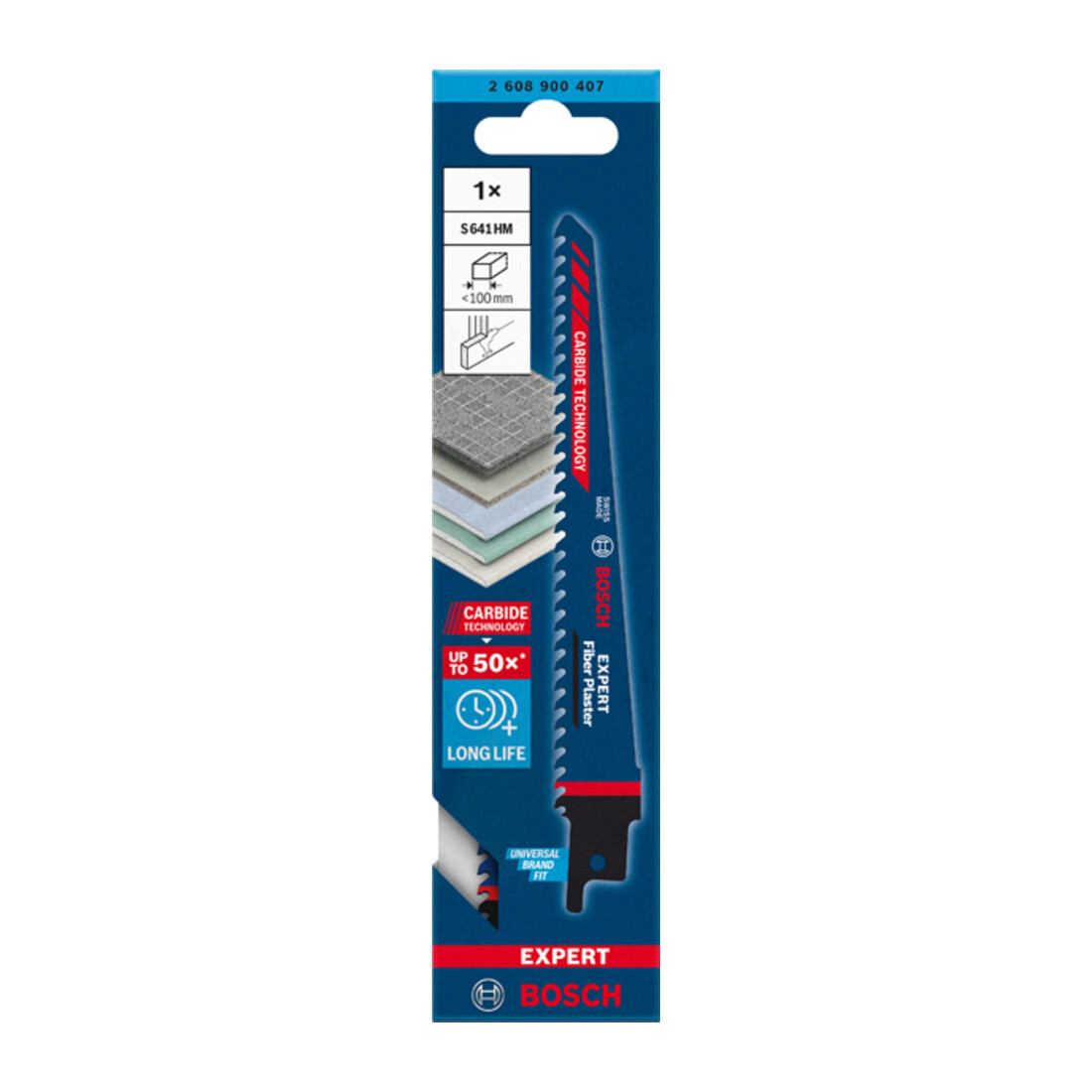 BOSCH Reciprozaagbladen, set, Omschrijving: 641HM-E