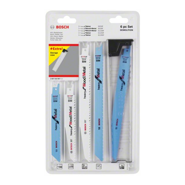 Bosch reciprozaagbladen set Sloop 6 stuks