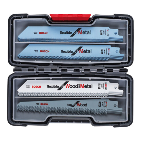 Bosch reciprozaagbladen set Wood and Metal 20 stuks