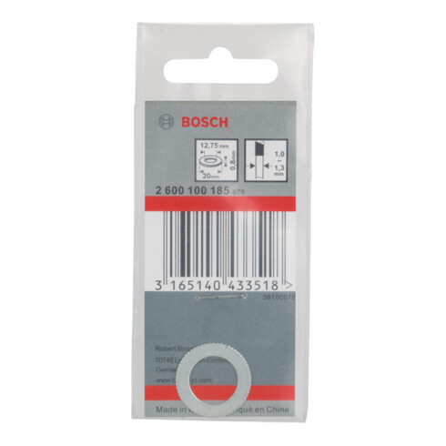 Bosch reduceerring voor cirkelzaagbladen 20 x 12,75 x 0,8 mm