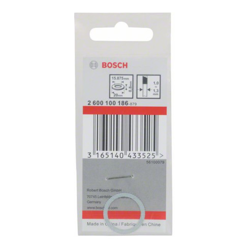 Bosch reduceerring voor cirkelzaagbladen 20 x 15,875 x 0,8 mm