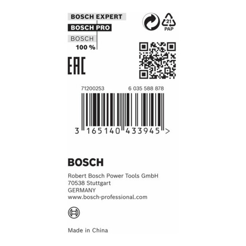 Bosch reduceerring voor cirkelzaagbladen 25,4 x 20 x 1,8 mm
