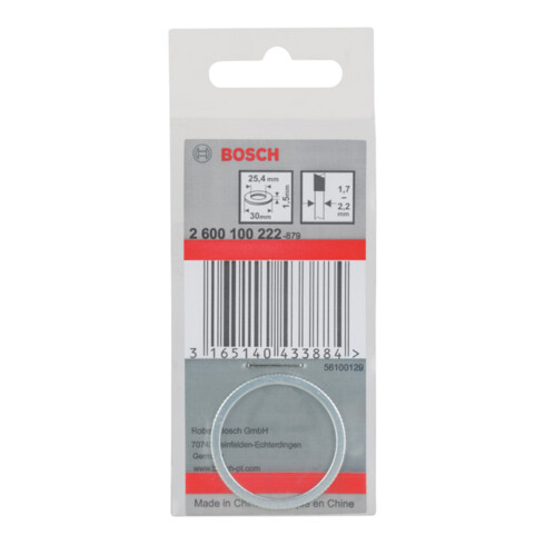Bosch reduceerring voor cirkelzaagbladen 30 x 25,4 x 1,5 mm