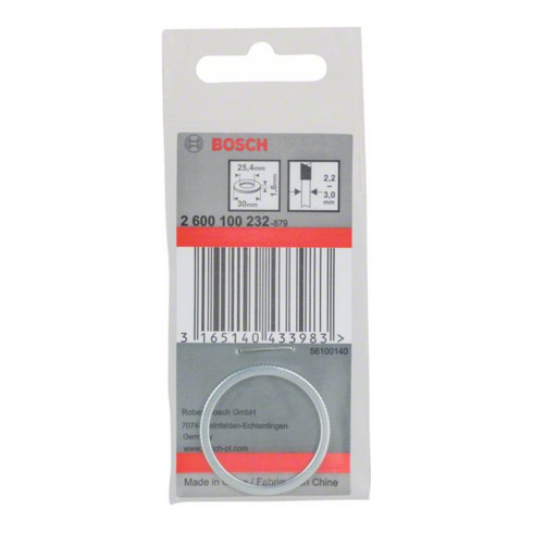 Bosch reduceerring voor cirkelzaagbladen 30 x 25,4 x 1,8 mm