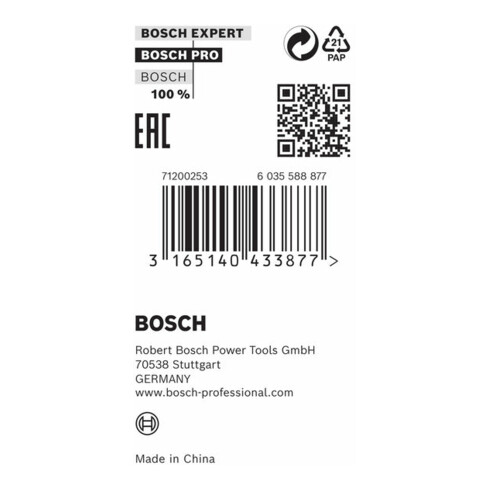 Bosch reduceerring voor cirkelzaagbladen 30 x 25 x 1,5 mm