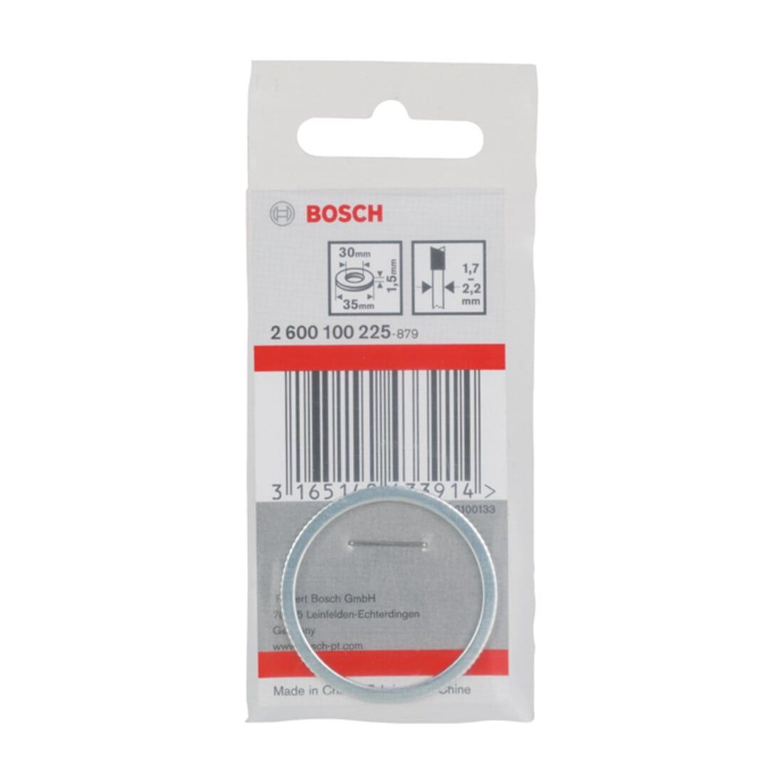 Bosch reduceerring voor cirkelzaagbladen 35 x 30 x 1,5 mm