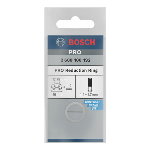 Bosch Reduzierring für Kreissägeblätter 16 x 12,75 x 1,2 mm