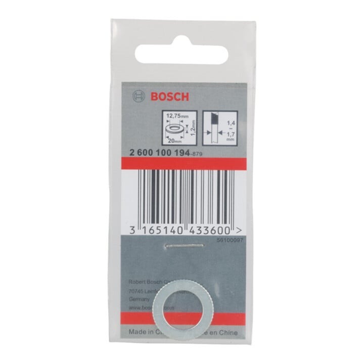 Bosch Reduzierring für Kreissägeblätter 20 x 12,75 x 1,2 mm