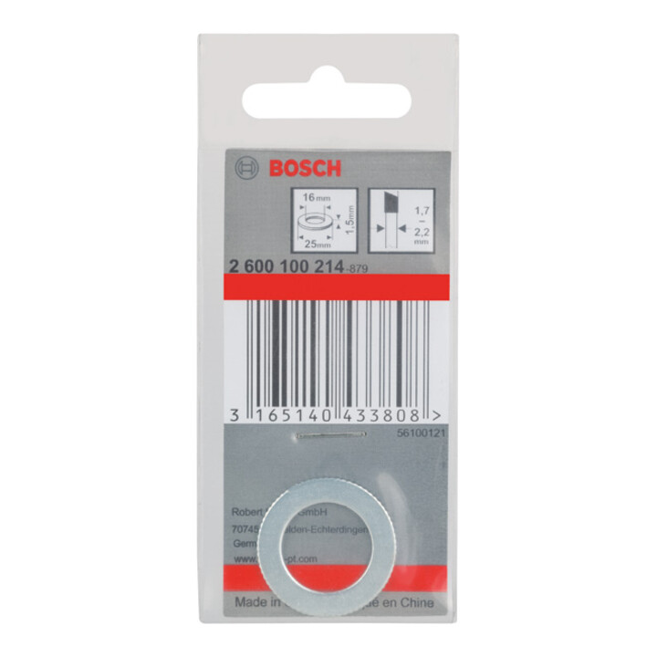 Bosch Reduzierring für Kreissägeblätter 25 x 16 x 1,5 mm