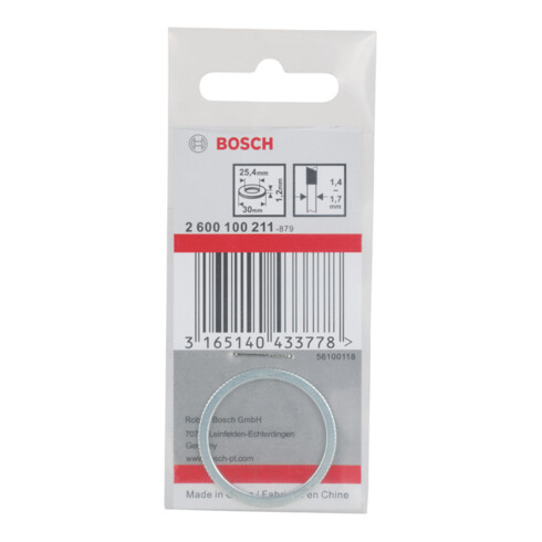 Bosch Reduzierring für Kreissägeblätter 30 x 25,4 x 1,2 mm