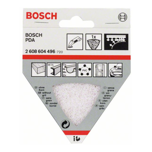 Bosch reinigingsvlies voor driehoekslijpmachine 93 mm zonder grit
