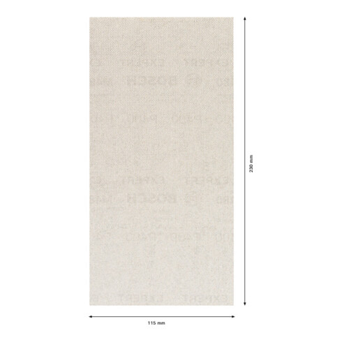 Bosch Rete abrasiva EXPERT M480 per levigatrice orbitale, 115x230mm, G 100