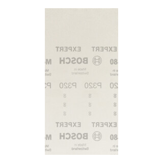 Bosch Rete abrasiva Expert M480 per levigatrice orbitale, 115x230mm, G 320