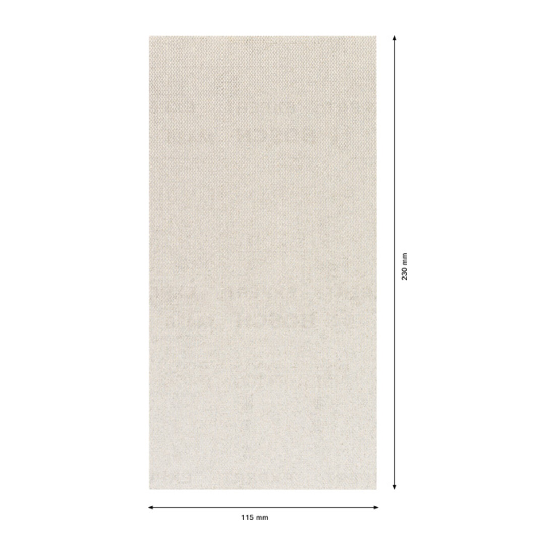 Bosch Rete abrasiva EXPERT M480 per levigatrice orbitale, 115x230mm, G 80