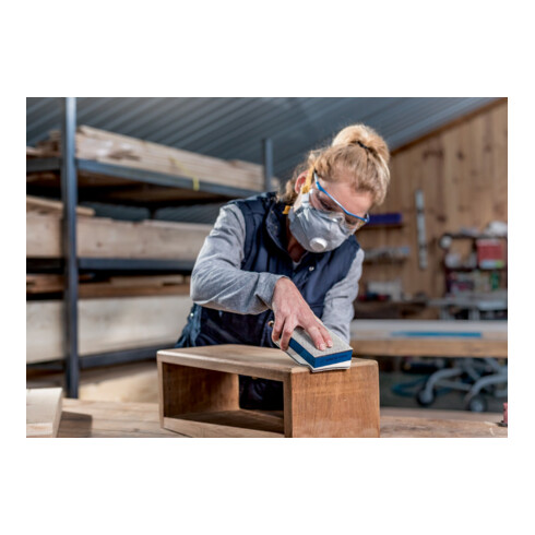 Bosch Rete di levigatura EXPERT M480, doppia densità, 80x133 mm, per levigare a mano