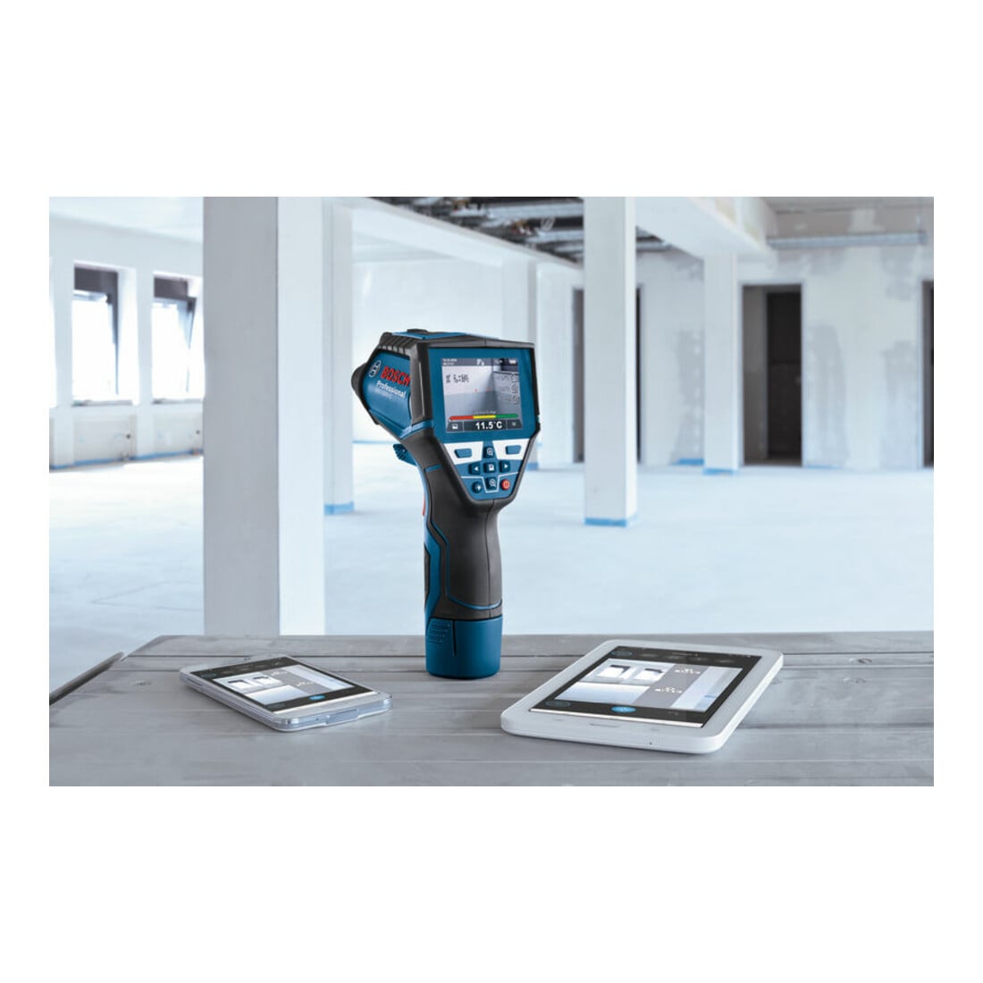 Bosch Rilevatore termico GIS 1000 C con adattatore per batterie