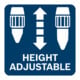 Bosch RM 3 Professionele draaibare houder
