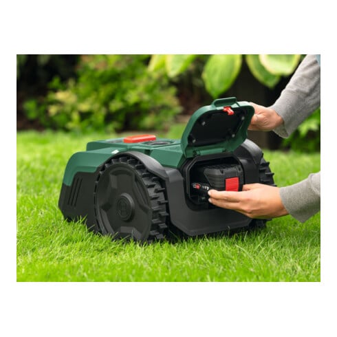 Bosch Robot tondeuse VISIMOW18V-100, 1x batterie PBA 18V 4.0Ah