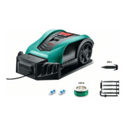 Bosch Roboter-Rasenmäher Indego 400, Ladestation, 2 Kabelverbinder, Begrenzung 125m-2