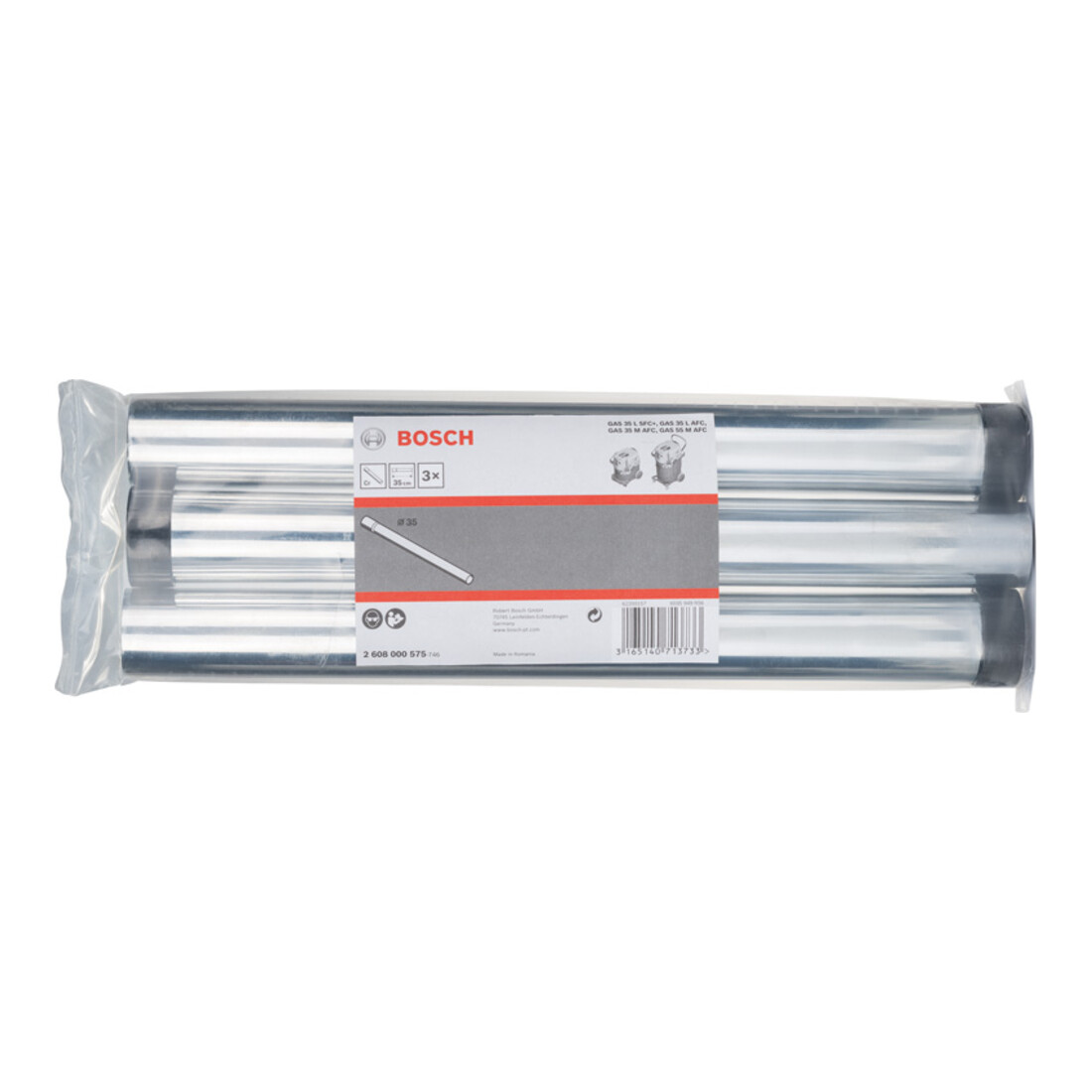 Bosch Rohr für Bosch-Sauger verchromt 0,35 m 35 mm