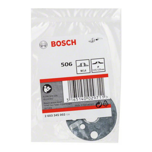 Bosch ronde moer met flensdraad M 14 diameter: 115/125 mm