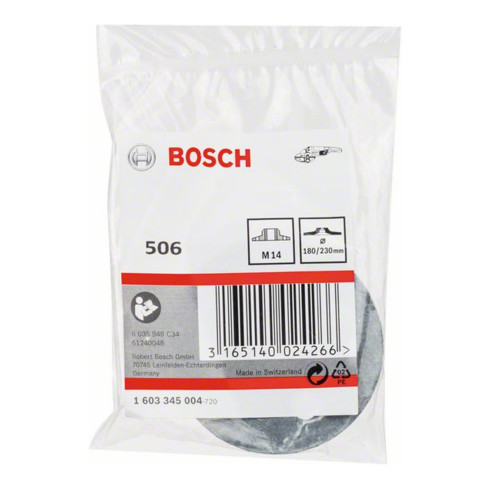 Bosch ronde moer met flensdraad M 14 diameter: 180/230 mm