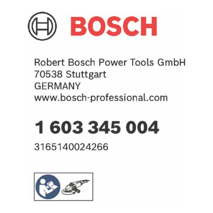 Bosch ronde moer met flensdraad M 14 diameter: 180/230 mm