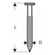 Bosch rondkopnagels 21° voor Bosch pneumatische spijkerapparaten, RG-1
