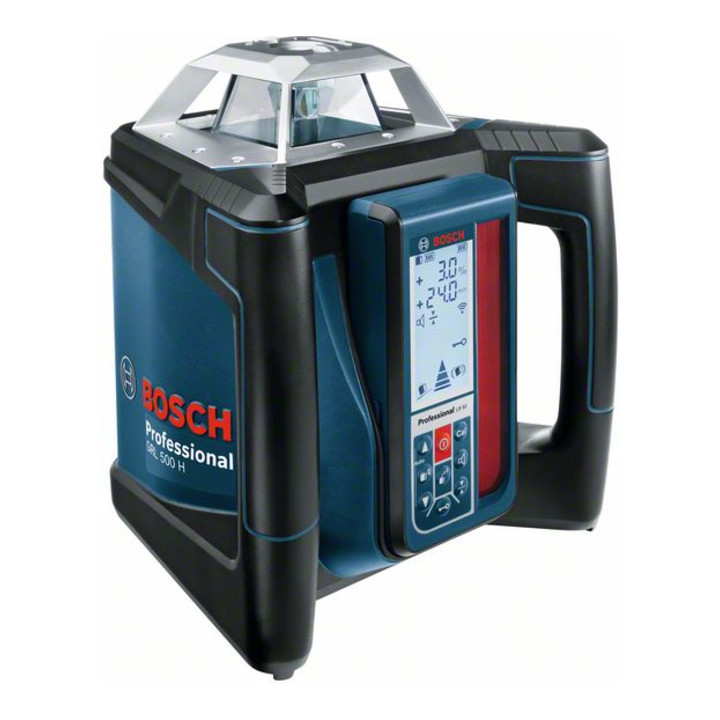 Bosch Rotationslaser GRL 500 H mit Baustativ BT 170 HD und Messstab GR 240