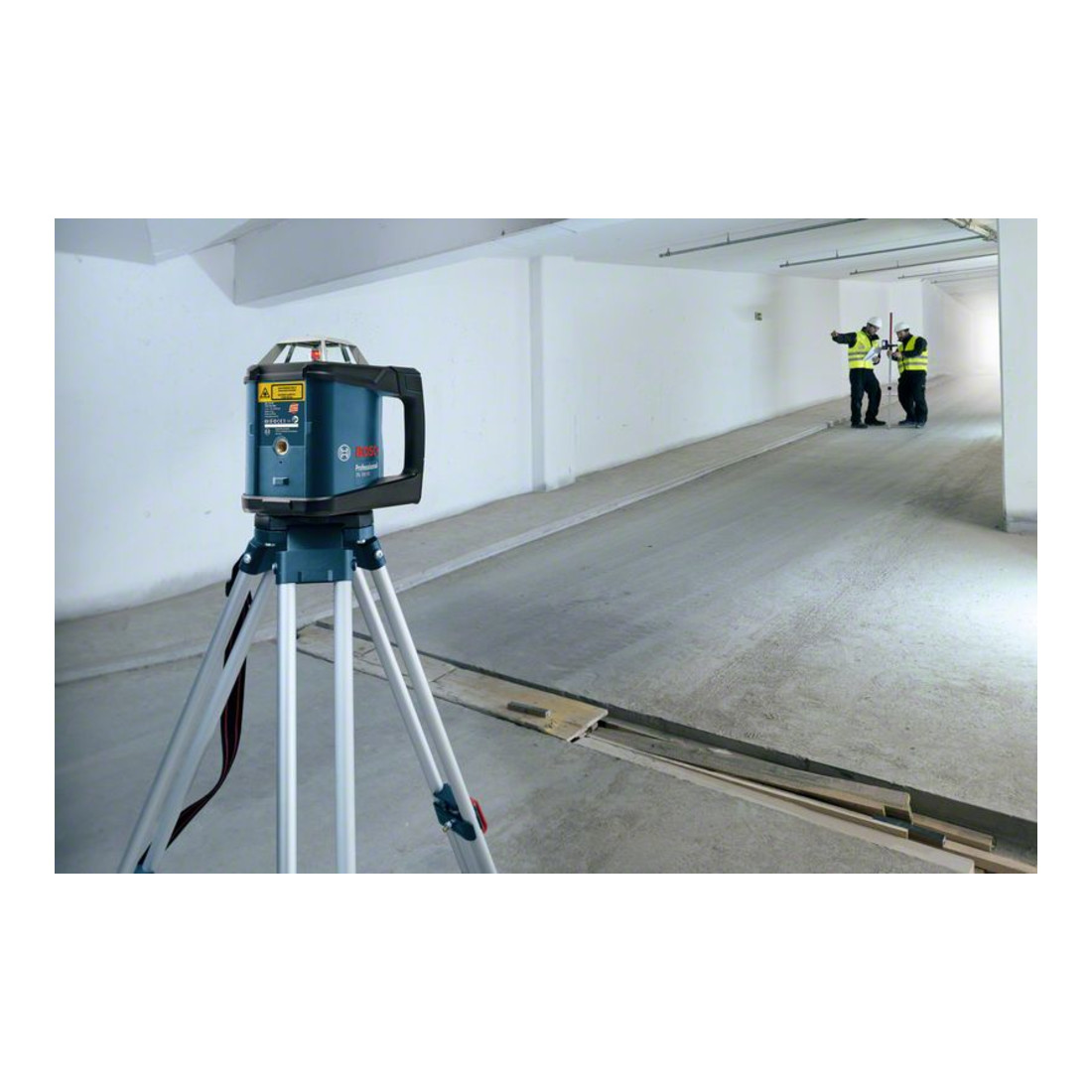 Bosch Rotationslaser GRL 500 H mit Baustativ BT 170 HD und Messstab GR 240