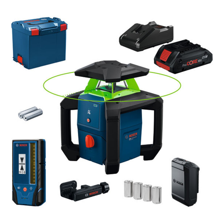 Bosch Rotationslaser GRL18V-3-31G 18V ProCORE 4.0Ah L-BOXX