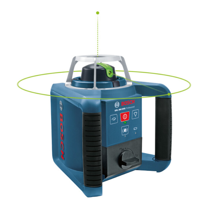 Bosch roterende laser GRL 300 HVG met RC 1 en WM 4