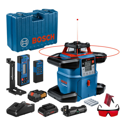 Bosch roterende laser GRL 600 CHV, met batterij en snellader