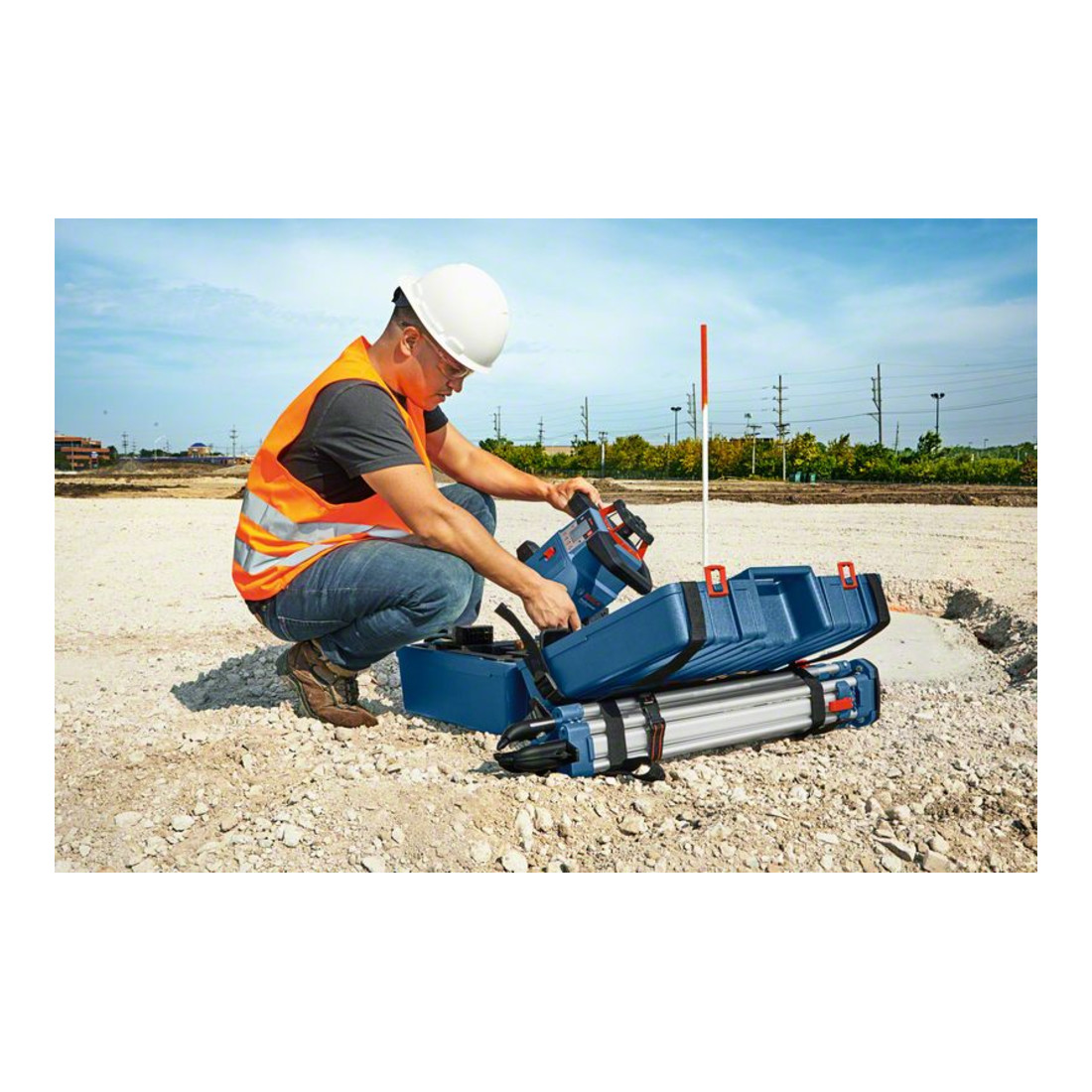Bosch roterende laser GRL 600 CHV, met batterij en snellader