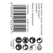 Bosch Rotolo di carta abrasiva EXPERT C470, 115mmx50m G 40-5