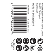 Bosch Rotolo di carta abrasiva EXPERT C470, 93mm 5m G 240-5