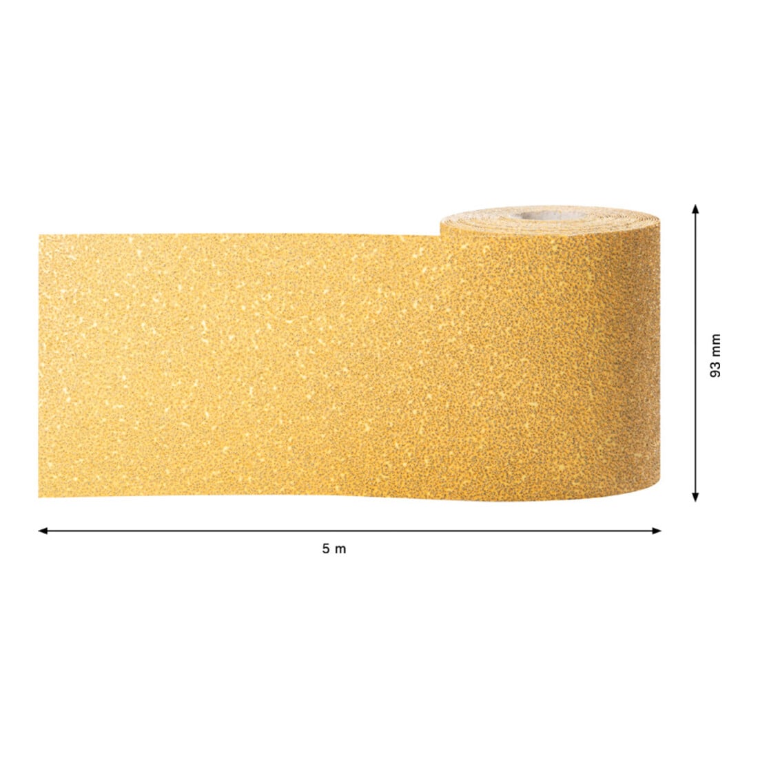 Bosch Rotolo di carta abrasiva EXPERT C470 93mm 5m G 40 per la levigatura manuale,