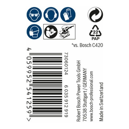 Bosch Rotolo di rete abrasiva EXPERT M480