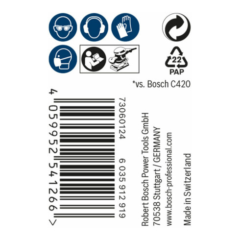Bosch Rotolo di rete abrasiva EXPERT M480