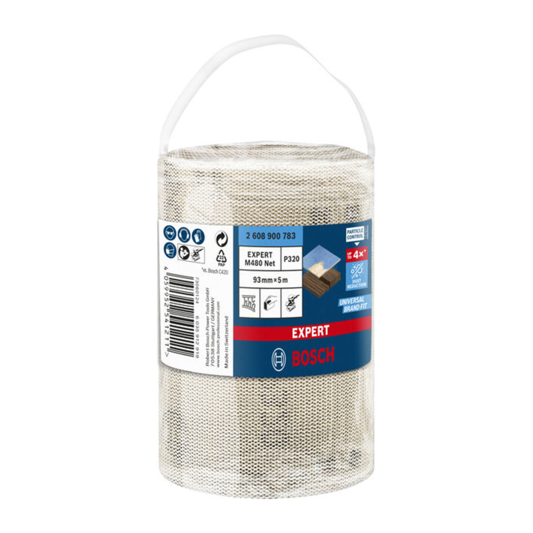 Bosch Rotolo di rete abrasiva EXPERT M480