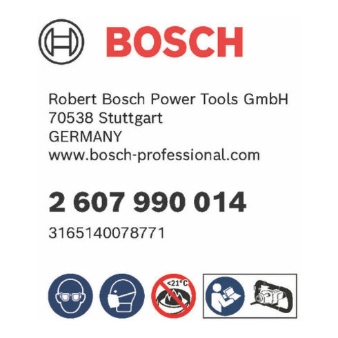 Bosch Rührkorb für Bohrmaschinen 120 mm 590 mm 15-25 kg M14 , nach unten