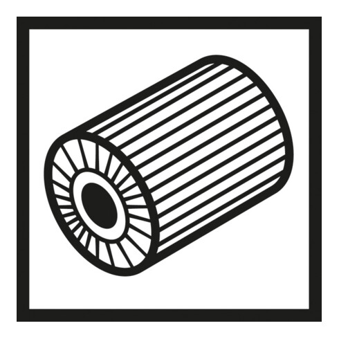 Bosch Rullo di levigatura in vello per finiture satinate