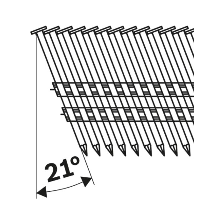 Bosch Rundkopf-Streifennagel SN21RK 75 2,8 mm 75 mm blank glatt